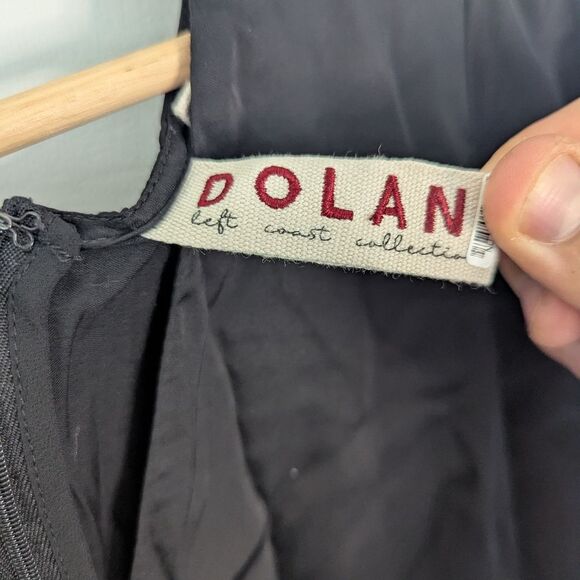 Anthropologie Dolan Left Coast Little Black Wide Leg Jumpsuit Women's Size Small - Picture 7 of 9